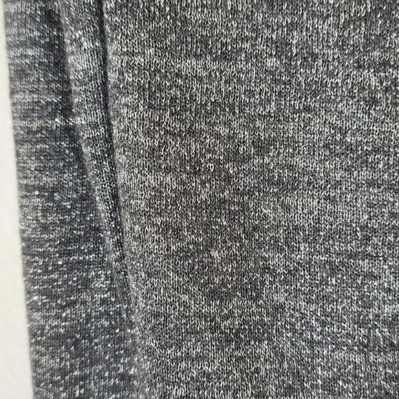 Joie Metallic Long Sleeve Sweater Silver Gray Scoop Neck Light Weight Medium - Picture 2 of 7